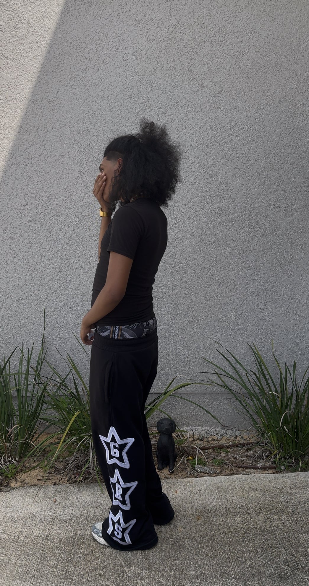BLACK GRS PANTS
